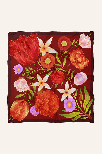 Foulard Carmin Passion - 90