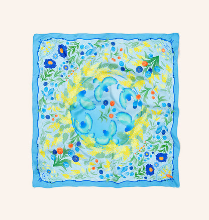 Foulard Mimoza Azur - 70