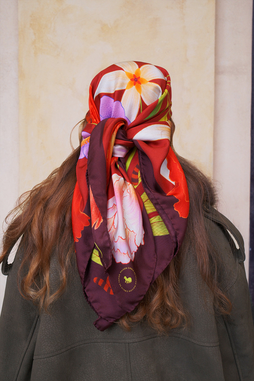 Foulard Carmin Passion - 90