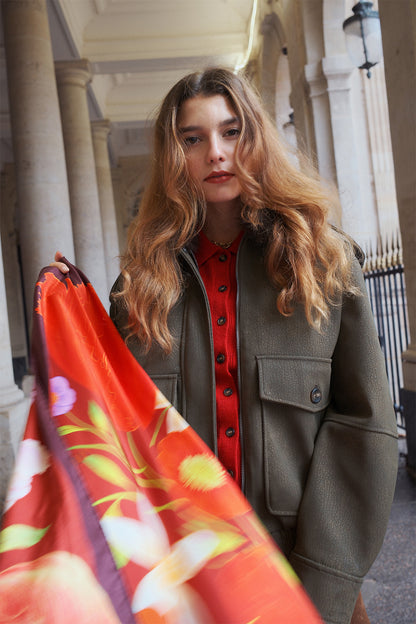 Foulard Carmin Passion - 90