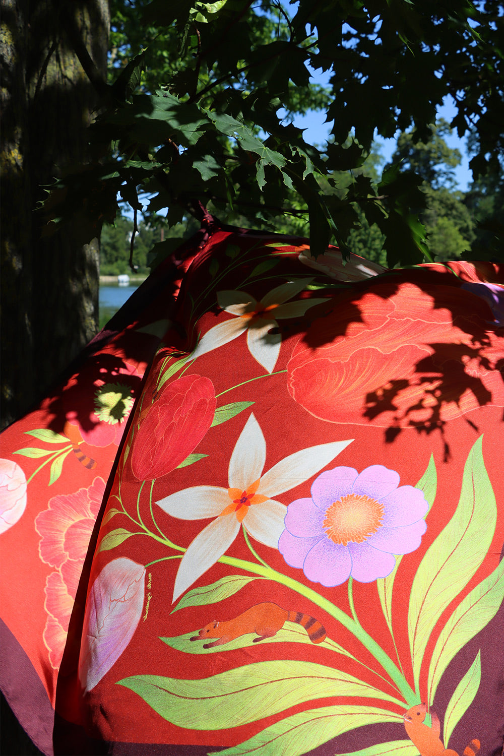 Foulard Carmin Passion - 90