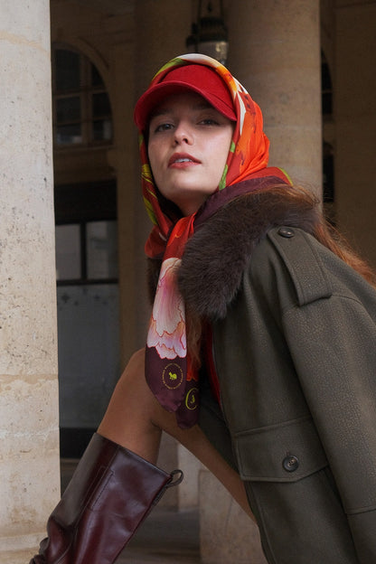 Foulard Carmin Passion - 90