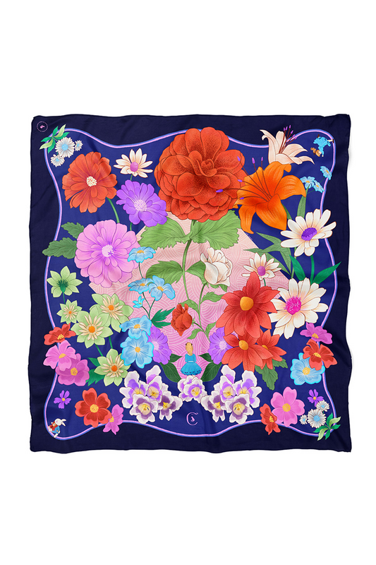 Foulard Le Jardin & Alice