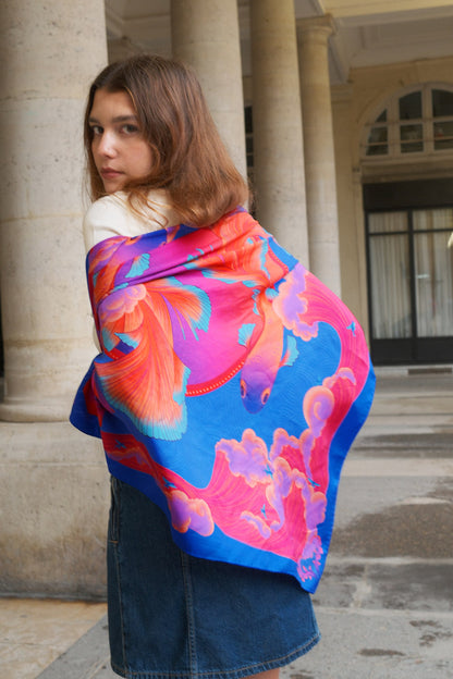Foulard Crépuscule - 90 (PRÉCOMMANDE)