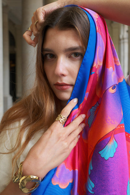 Foulard Crépuscule - 90 (PRÉCOMMANDE)