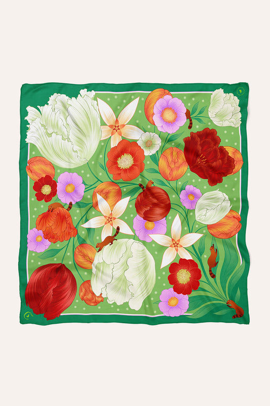 1. Foulard Lucky Bloom - 90