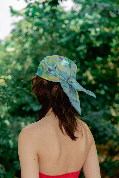 Foulard Mimoza Azur - 70