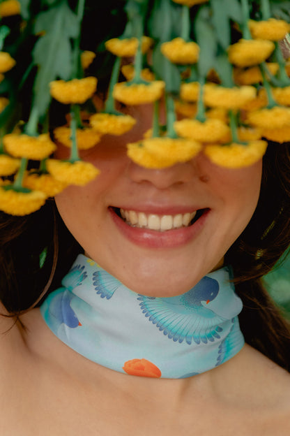 Foulard Mimoza Azur - 70